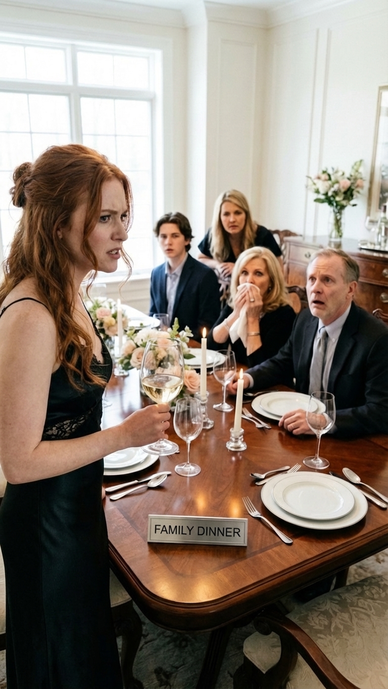 Mama roześmiała się i powiedziała: „Nie jesteś częścią tej rodziny”. Uniosłam kieliszek i odpowiedziałam: „Doskonale. To nie proś o pieniądze”. Jej mina zrzedła. Tata wyglądał na oszołomionego. W pokoju zapadła głucha cisza…