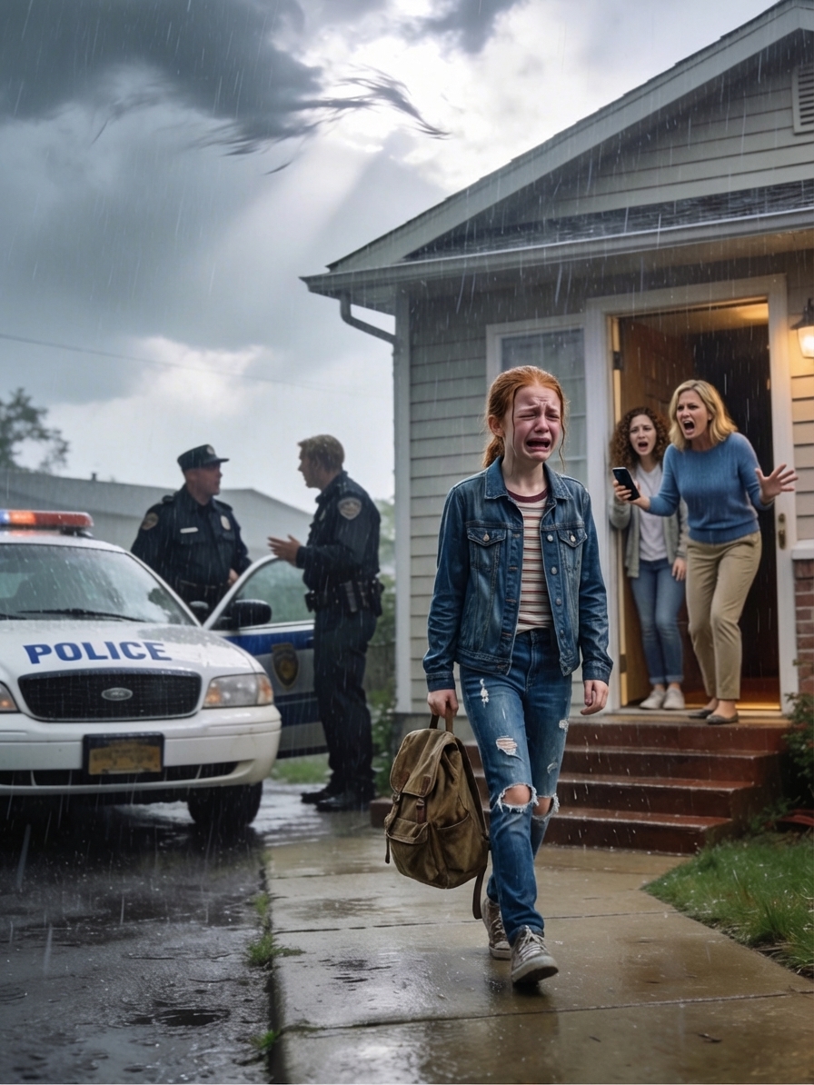 At 13, Mom Kicked Me Into a Storm—2 Hours Later, Police Called Panicked