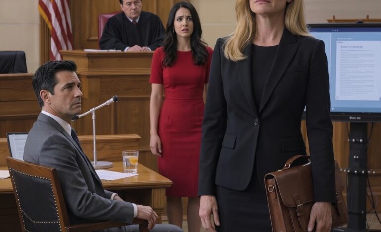 Mój mąż i jego kochanka kpili ze mnie. „Więc jesteś za biedna, żeby w ogóle móc sobie pozwolić na prawnika”. Cała sala sądowa zdawała się myśleć tak samo… aż sędzia zwrócił się do swojego prawnika i zapytał: „Naprawdę nie wiesz, kim ona jest?”. Szczęka mojego męża zacisnęła się w szoku.