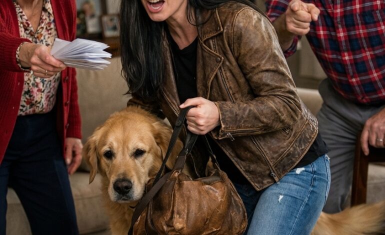 Noc, w którą zniosła starego psa po trzech piętrach schodów i zostawiła rodzinę, która przez lata żyła dzięki jej dobroci