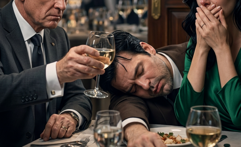 Sprzedałem firmę za 60 milionów dolarów i postanowiłem świętować z córką i jej mężem. Poszliśmy do najdroższej restauracji w mieście. Kiedy odszedłem, żeby odebrać telefon, podszedł kelner i powiedział: „Wygląda na to, że twoja córka nalała ci czegoś do kieliszka”. Wróciłem więc i zamieniliśmy się kieliszkami. 15 minut później…