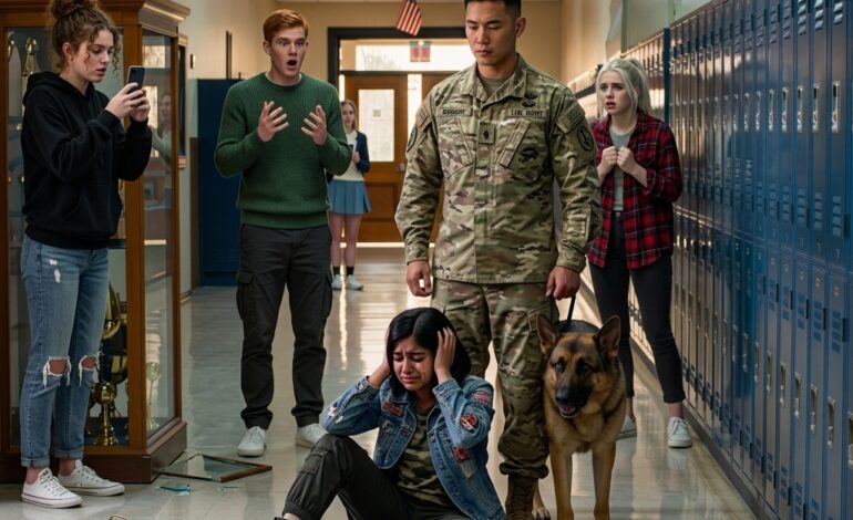 Zachowanie bogatej uczennicy wprawiło szkołę w osłupienie — aż do przybycia jej odznaczonego ojca wojskowego