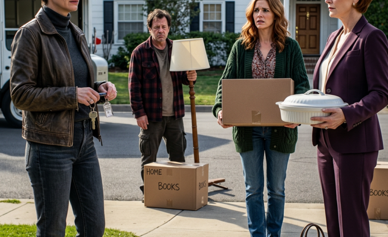 Kiedy spłaciłem dom, moja siostra zaczęła nazywać go „naszym przyszłym domem rodzinnym”. Tydzień później pojawiła się z pudłami – a moi rodzice tuż za nią. Mama uśmiechnęła się i powiedziała: „Uczciwie jest się dzielić”. Bez namysłu spojrzałem na nią i powiedziałem dokładnie to, co musiałem powiedzieć.