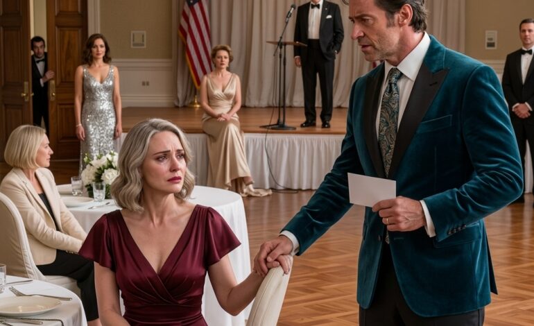 Moi rodzice odsunęli mnie na bok podczas kolacji emerytalnej mojego ojca, a potem mój mąż wyszedł na scenę