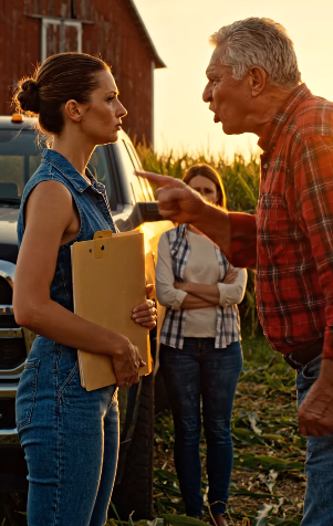 Moi rodzice ogłosili, że sprzedali naszą rodzinną farmę deweloperowi i powiedzieli mi, że mam być wdzięczny, ale kiedy mój tata wcisnął mi papiery i zażądał, żebym się podpisał, pojechałem prosto do urzędnika powiatowego i znalazłem stary testament, który zmieniał, kto jest właścicielem wszystkiego.