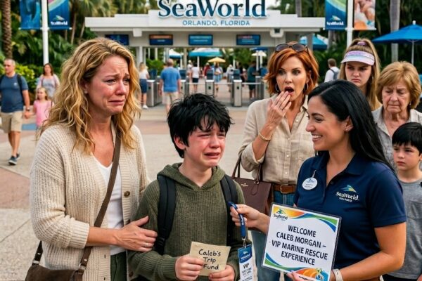 Moja siostra powiedziała, że ​​mój syn nie powinien przebywać w SeaWorld — więc zarezerwowałem mu VIP-owską wycieczkę za 25 000 dolarów na oczach jej dzieci