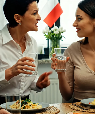 Podczas kolacji z okazji Święta Dziękczynienia mama powiedziała: „Jesteś najbardziej leniwa – spójrz tylko na swoją siostrę…”. Moja siostra uśmiechnęła się krzywo. Spokojnie odpowiedziałem: „Wtedy ta „leniwa” przestanie płacić 4500 dolarów czynszu każdego miesiąca”. Moja siostra zakrztusiła się napojem.