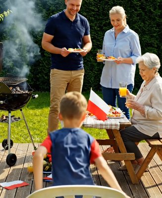 Matka mojego byłego upokorzyła mnie na rodzinnym grillu, ale mój sześcioletni syn wszedł na krzesło i powiedział zdanie, które zmieniło cały ogród