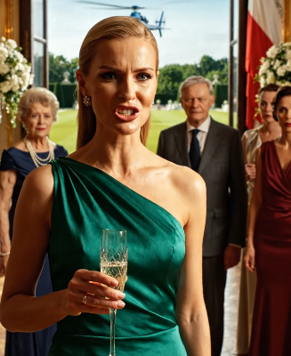 Na eleganckim przyjęciu zaręczynowym mojej kuzynki moi rodzice śmiali się z mojego „wyimaginowanego narzeczonego” przed wszystkimi – więc wzięłam mikrofon, zachowałam spokój i pozwoliłam całej sali usłyszeć prawdę, zanim jakiś dźwięk z zewnątrz sprawił, że ich uśmiechy zgasły
