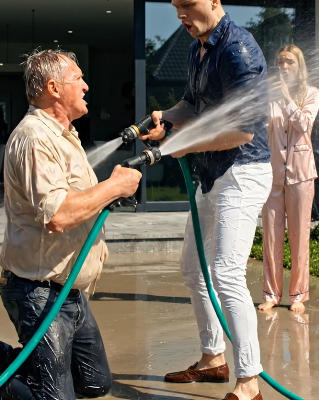 Jego syn oblał go wodą z węża na oczach wszystkich, bo „zapachniał pracą”, nie przypuszczając nawet, że starzec posiadał akt, który mógł zniszczyć jego idealny dom.