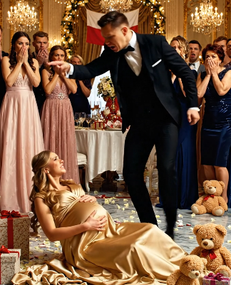 Mąż zaatakował swoją ciężarną żonę podczas baby shower i przedstawił kochankę jako „prawdziwą matkę dziedzica”, nieświadomy, że kamery już nagrały jego upadek.